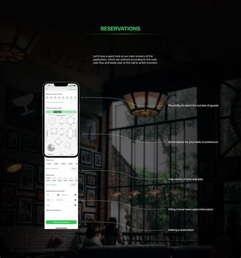 retable table booking application  behance