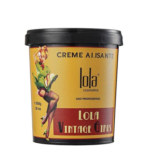 Lola Vintage Girl Creme Alisante Como Usar Casas Bahia