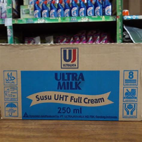 Promo Susu Ultra Uht Full Cream Susu Putih 250 Ml Diskon 10 Di Seller