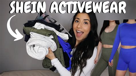 300 SHEIN Activewear Try On Haul Affordable Stylish Gym Outfits