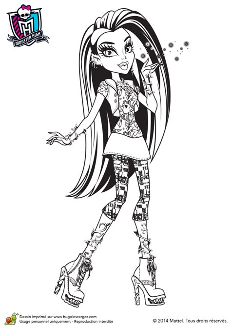 Dessin à Imprimer Et à Colorier De Monster High Venus Mcflytrap