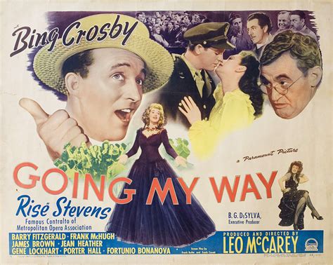 Going My Way Original 1944 U.S. Half Sheet Movie Poster - Posteritati ...