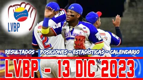 Lvbp Resultados Posiciones Estad Sticas Calendario