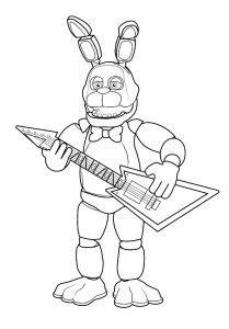 Personnages de FNAF Five Nights at Freddy s Coloriages de FNAF à