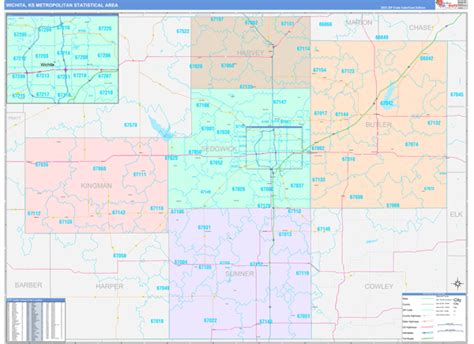 Wichita Zip Code Map