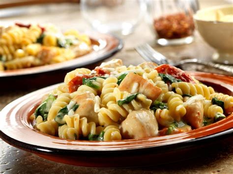 Chicken Fusilli With Spinach And Asiago Cheese Recipe Food Network