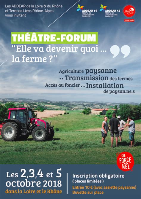 Th Tre Forum Sur La Transmission Terre De Liens