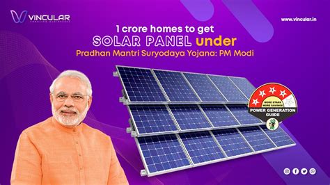 Solar Panels To Be Installed In 1 Crore Homes Pm Modi