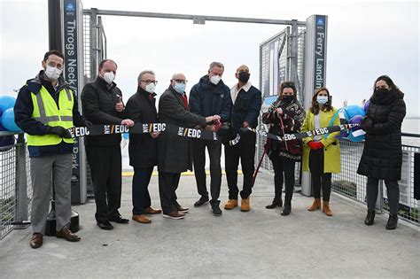 Mayor De Blasio Announces Opening Of New Nyc Ferry Landing In Throgs