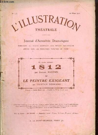 L Illustration Theatrale Tous Les Articles D Occasion Rares Et De