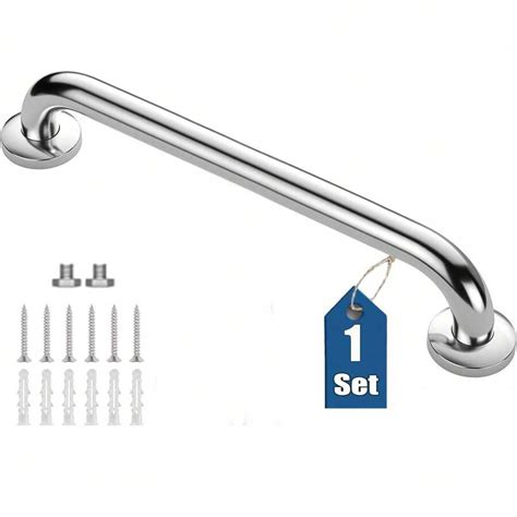 1pc 12/16/20 Inch Shower Grab Bar, Stainless Steel Bathroom Grab Bar ...