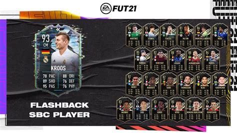 FIFA 21 Toni Kroos Flashback Era SBC Requisitos Y Soluciones