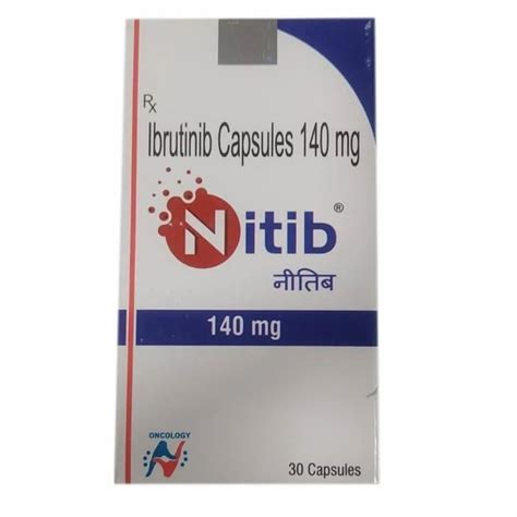 Nitib Ibrutinib Mg Tablet At Rs Bottle Ibrutinib Capsule In