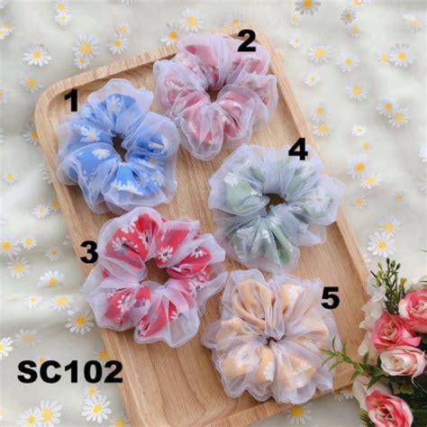 Dây cột tóc vải scrunchies hot trend giới trẻ Shopee Việt Nam