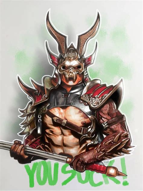 Mortal Kombat 9 Shao Kahn Drawings