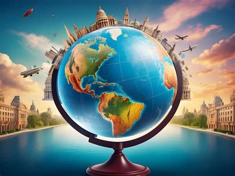 Premium Photo Symbol Of Globe Of Travel Travel Icon Global Adventure