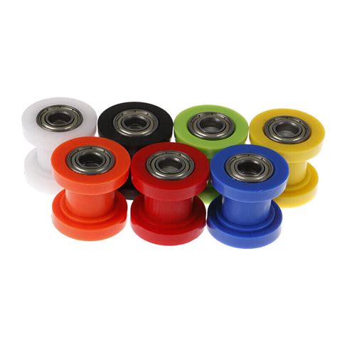 10mm Chain Roller Slider Tensioner Adjuster Pulley Wheel Guide Pit Dirt