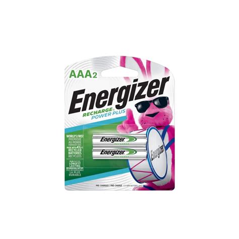 Energizer Nh12bp 2 2 Pk Aaa 800mah Nimh Rechargeable Batteries Pre Charged All Purpose