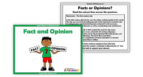 Fact And Opinion Powerpoint English Year 5