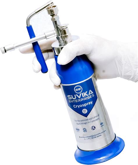 Suvika Ent New Liquid Nitrogen Spray Mini Cryo Gun Liquid Nitrogen Sprayer 350 Ml Of