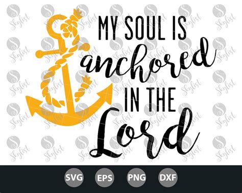soul  anchored christian gift  silhouette studio  cricut
