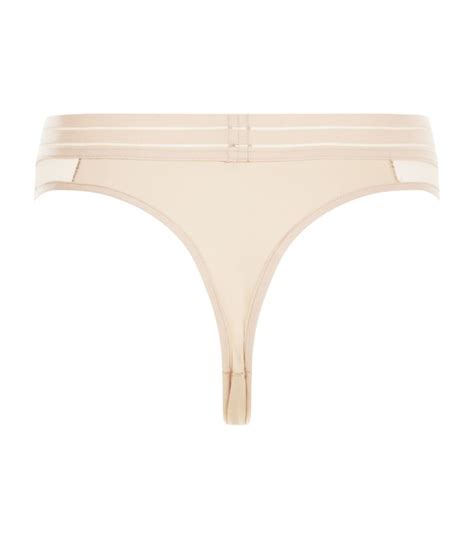 Womens Maison Lejaby Nude Nufit Mesh Insert Thong Harrods Uk