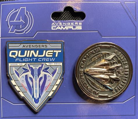 Quinjet Avengers Campus Disneyland Resort Paris Disney Pin