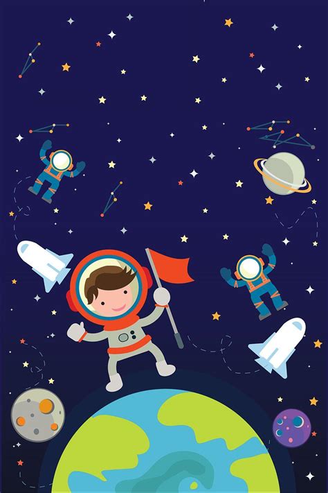 Outer Space Wallpaper Cartoon - Clătită Blog