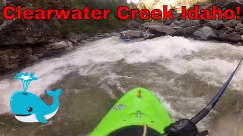 Whitewater Kayaking Clearwater Creek Idaho Whitewater Creeking Idaho