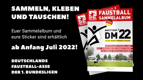 Froggx Stickeralbum Von Deutschlands Faustball Asse Der Bundesligen