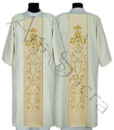 Marian Gothic Dalmatic D K Cream Unlined All Products For