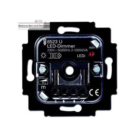 Busch Jaeger 6523U 102 LED Dimmer mit Drehbetätigung 79 97