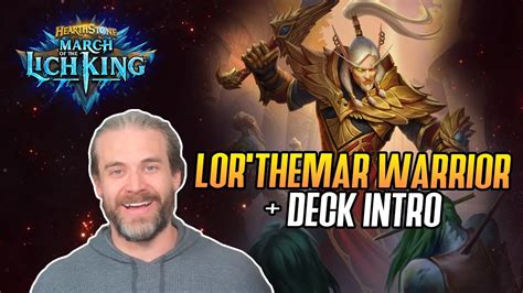 Hearthstone Lor Themar Warrior Deck Intro YouTube