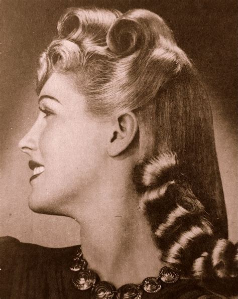 Victory Rolls The Hairstyle That Defined The 1940s Womens Hairdo ~ Vintage Everyday