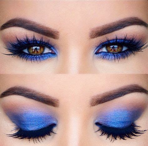 Blue Makeup Looks Blue Eye Makeup Makeup For Brown Eyes Love Makeup