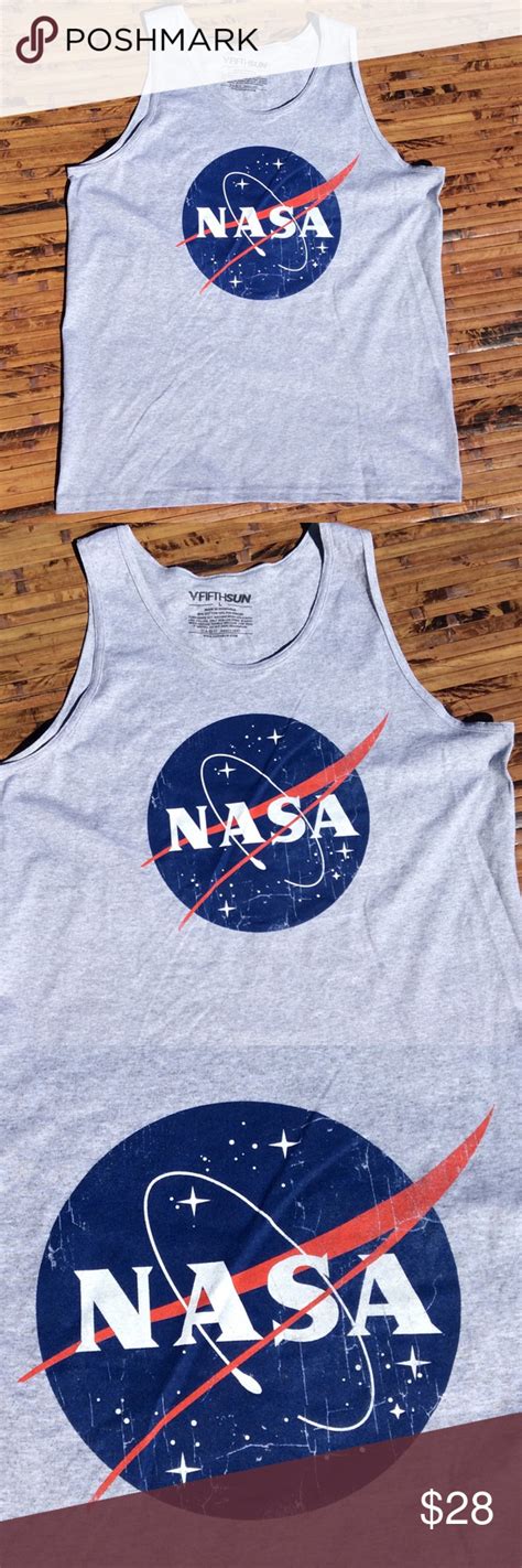 Fifthesun Nasa Tank Top Shirt Mens Large New Nasa Clothes Tank Top