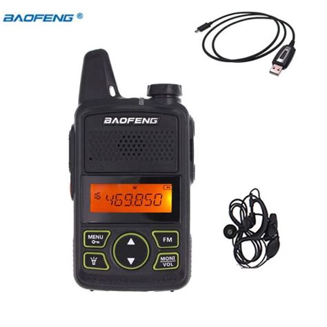 Baofeng T Mini Two Way Radio Bf T Walkie Talkie Uhf Mhz Ch