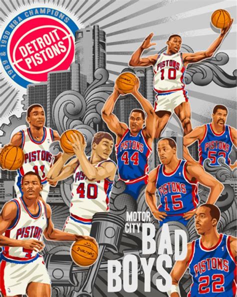 49 Detroit Bad Boys Wallpaper On Wallpapersafari Detroit Pistons