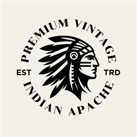 Indian Apache tribe logo icon design 36437178 Vector Art at Vecteezy