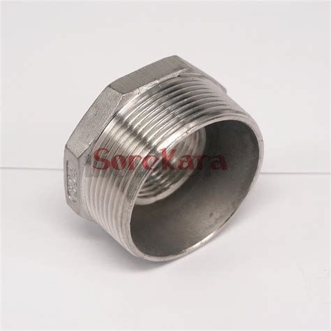 2 Bsp Male To 1 14 Bsp Female 304 Stainless Steel Reducer Reducing Fitting Ebay