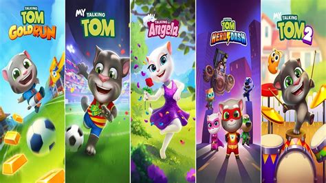 Talking Tom Gold Run My Talking Tom 2 Vs My Talking Tom Vs Talking