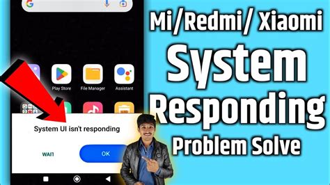 System Ui Isn T Responding Ui System Not Responding Process System Isn T Responding Mi Redmi