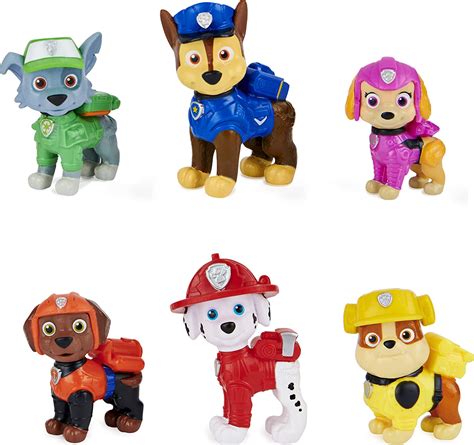 Pack of 6 figures Paw Patrol The Movie