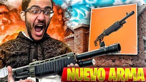 ESCOPETA CORREDERA En FORTNITE BATTLE ROYALE NUEVA ARMA YouTube