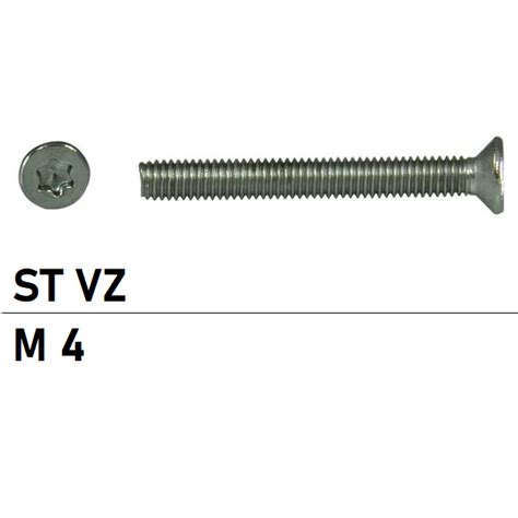 Iso Senkkopfschrauben Tx Stahl Verzinkt M