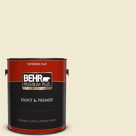 Behr Premium Plus Gal Bwc Atlantis Pearl Flat Exterior Paint