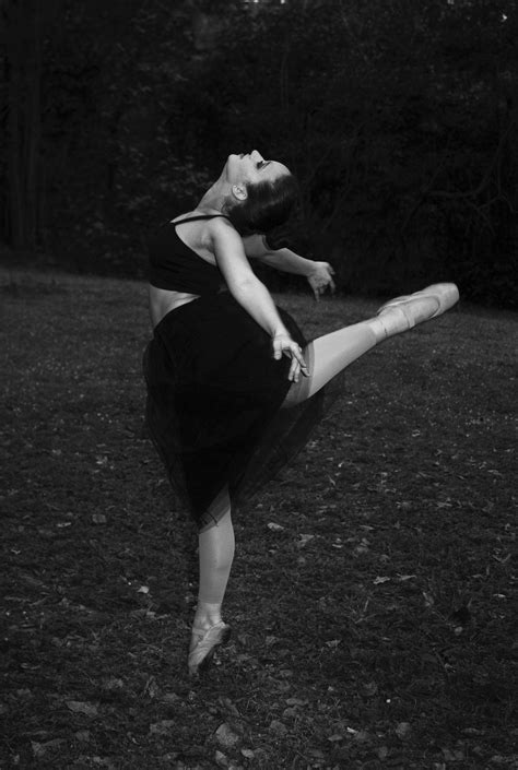 Ballet Dancer Black And White Sitting