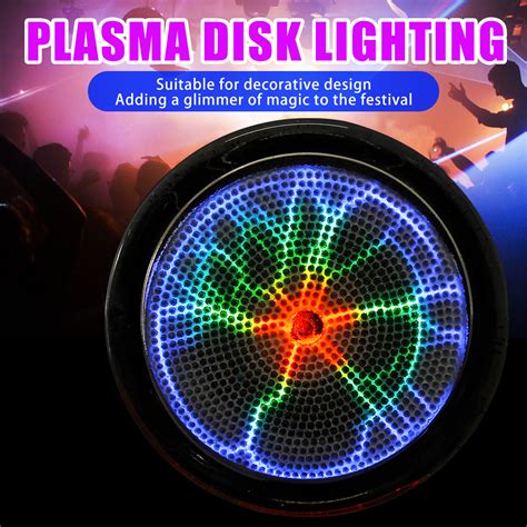 New Pocket Plasma Disk Sensor Lighting Plate Disco Party Club Decorations – Chile Shop