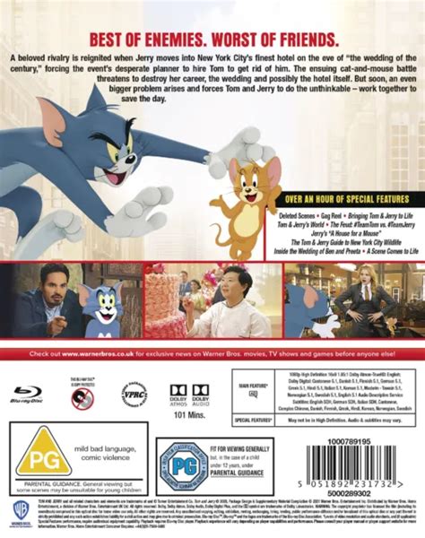 TOM JERRY The Movie Blu ray Chloë Grace Moretz 7 99 PicClick UK