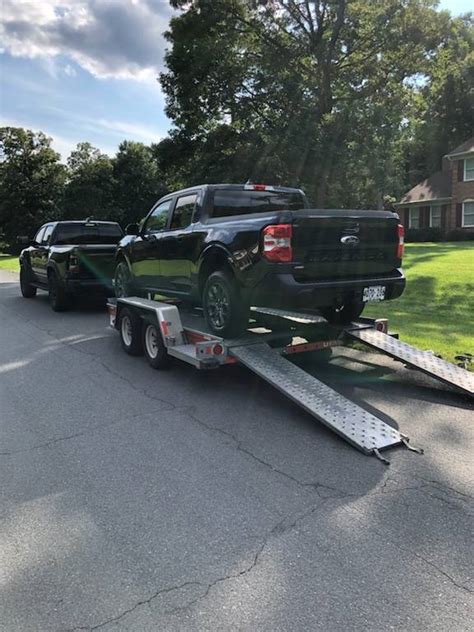 Maverick On A U Haul Trailer Mavericktruckclub 2022 Ford